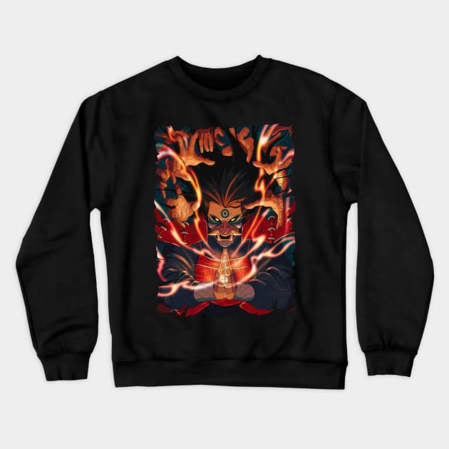 HASHIRAMA SENJU ANIME MERCHANDISE Crewneck Sweatshirt by julii.draws